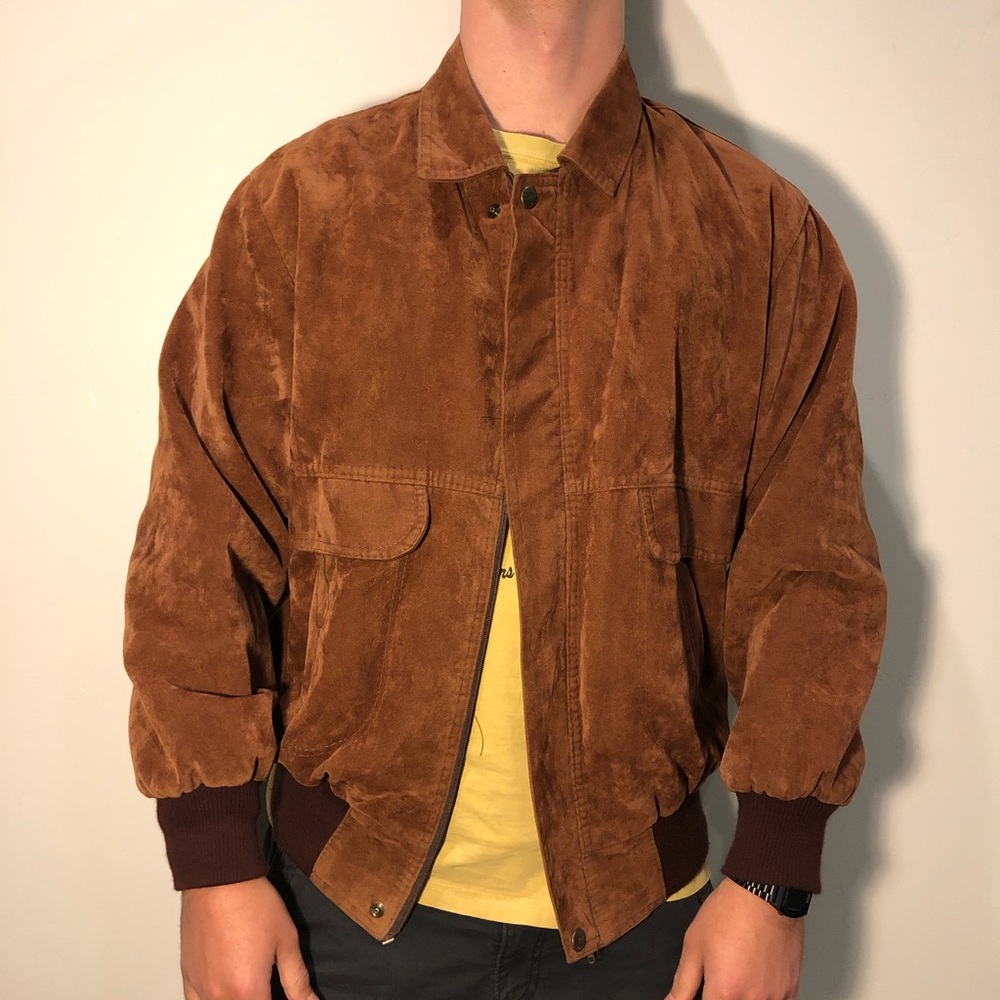VINTAGE HAND MADE Italian Bomber Jacket